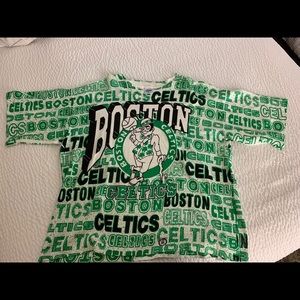 Boston Celtic Vintage all over print shirt